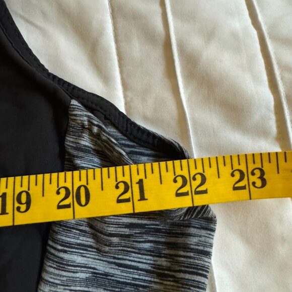 Soybu Vest Rhianna Womens Plus Size XXL Casual Winter Vest Black and Gray - Picture 3 of 5